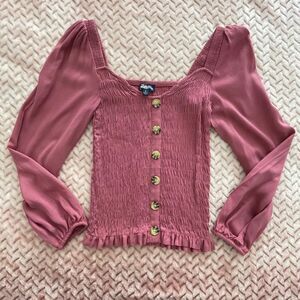 NEW Freshman Magenta Long Sleeve Womens Size S